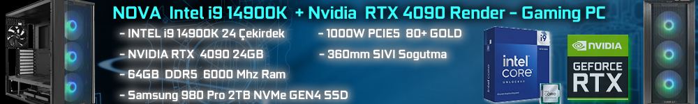 Nova i9 14900K RTX 4090 Bilgisayar